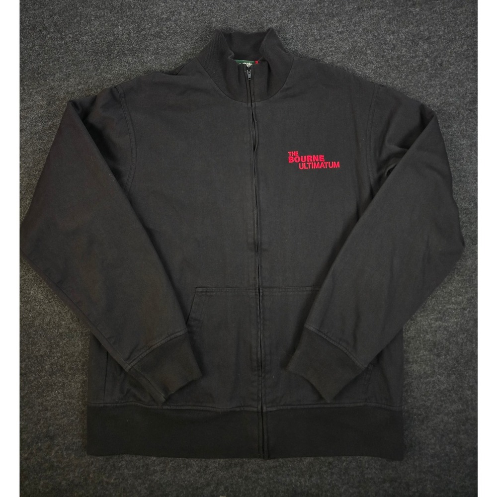 Roots The Bourne Ultimatum Black Full Zip Jacket Size M